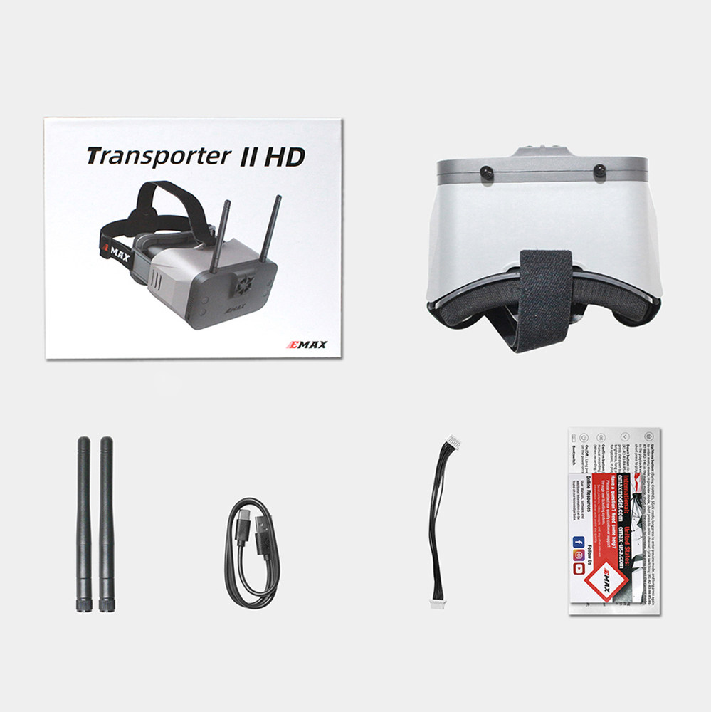 Óculos FPV Digitais EMAX Trans - Hdzero Goggles Digital Hd Fpv avaliação e preço