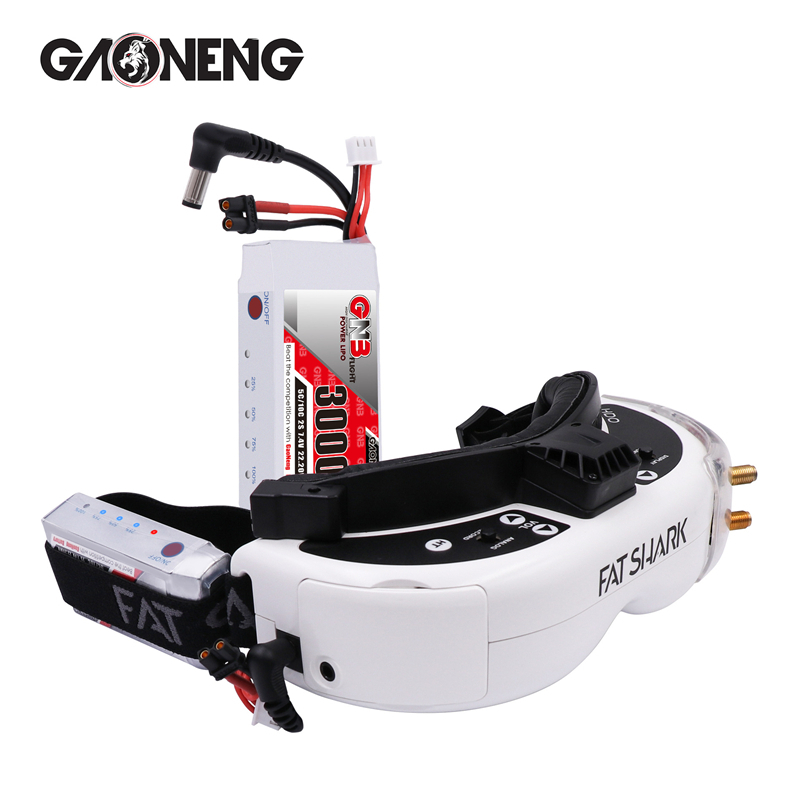 1/2/3/4/5PCS Bateria Lipo GNB  - Skyzone Sky04X Pro Oled Fpv Goggles avaliação e preço