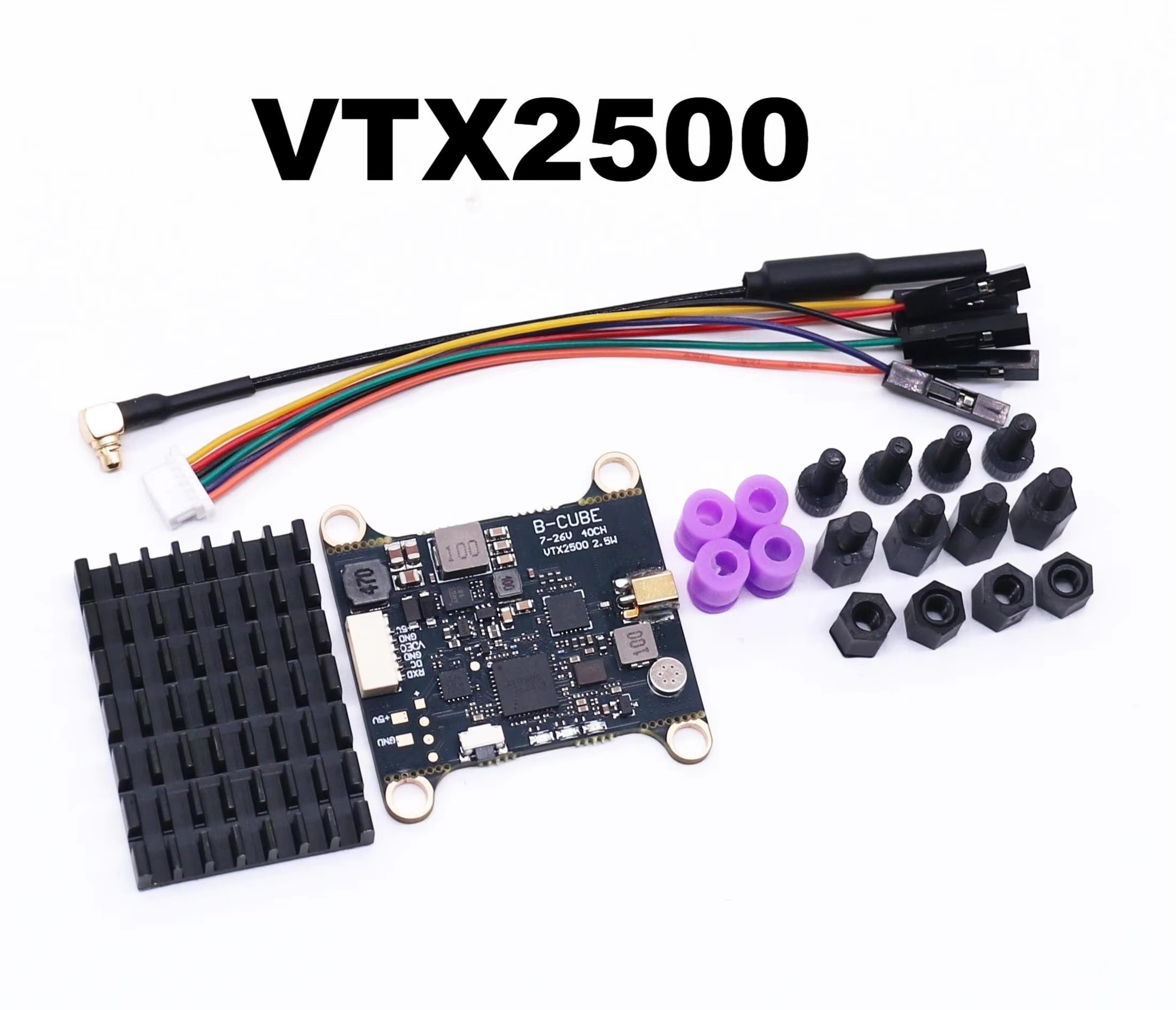 B-CUBE 5.8g vtx 800 1000 1600  - Geprc Rad Vtx 5.8G 2.5W avaliação e preço