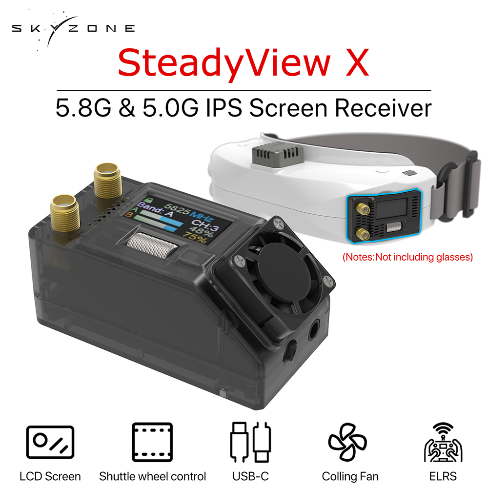 SKYZONE Steadyview X 5/5.8G Mó - Skyzone Steadyview X Receiver Module avaliação e preço